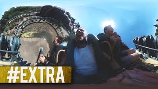 Baron 1898  Efteling Onride in 360° video PonkersExtra [upl. by Tloh945]