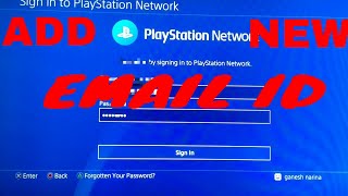 How to Change PSN Email Address on PlayStation PS4PS4 PRO [upl. by Eemla356]