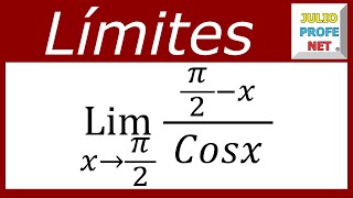 LÍMITES TRIGONOMÉTRICOS  Ejercicio 4 [upl. by Akehsar]