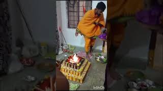 Ganpati Homam at my home 2024 [upl. by Ackerman587]