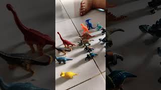 Dino Carnivora vs Herbivora jurassicworld toys mainan jurassicpark trex tyrannosaurus [upl. by Emeline]