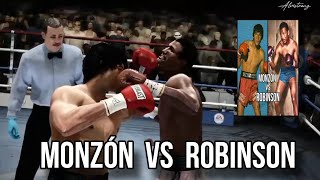 CARLOS MONZÓN 🇦🇷 vs SUGAR RAY ROBINSON 🇺🇲  Fight Night Champion 🥊 [upl. by Urita167]