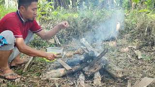 Solo Cooking in the Forest‼️Masak Solo di Hutan🔪👨‍🍳🍚🐠 [upl. by Shelburne664]