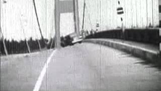 Collapse of the Tacoma Narrows Bridge [upl. by Fahland]