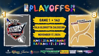 JUNIOR MPBL SEASON 2 PLAYOFFS  Antipolo vs Davao  14U  November 17 2024 [upl. by Aihselat]