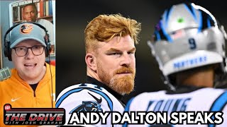 Andy Dalton Has Put His Name on Carolina Panthers Rebuild  The Drive with Josh Graham [upl. by Backler712]