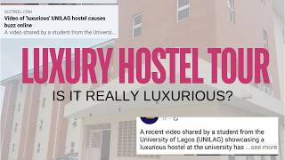 UNILAG LIVING UNILAG HOSTEL TOURPRIVATE HOSTEL ON CAMPUS TOUR unilag hosteltour [upl. by Mecke]