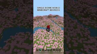 Cara Buat World Single Biome di Minecraft Bedrock minecraft shorts [upl. by Nabi364]