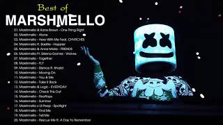 Marshmello Greatest Hits Playlist  The Best Of Marshmello [upl. by Holbrook]