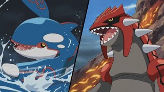 Groudon and Kyogre  Pokémon Advanced Battle  Official Clip [upl. by Helfant287]