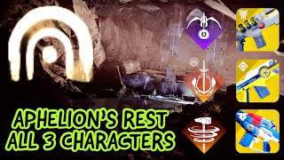 Legend Lost Sector Aphelions Rest on all Classes  Destiny2 Season of the Wish [upl. by Kwon]