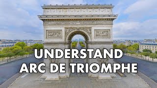 Paris Arc de Triomphe Explained [upl. by Lovato]