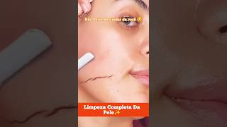 ✨ A limpeza da pele do rosto é essencial para uma pele radiante e saudável skincare [upl. by Ressan]