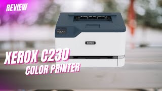 Xerox C230 Color Printer Review 2023 [upl. by Onifur872]