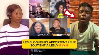 🚨🚨LES BLOGUEURS APPORTENT LEUR SOUTIEN À LESLY [upl. by Ideih]