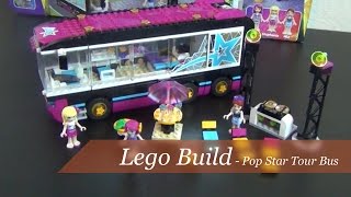 Lets Build  Lego Friends Pop Star Tour Bus Set 41106  Part 2 [upl. by Dahlstrom]