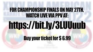 XXXV Pan American Karate Championship 2022 Live  May 27th 2022 [upl. by Reitrac]