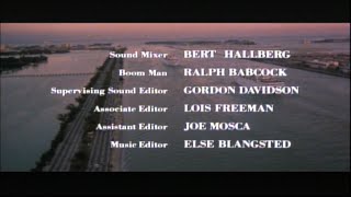 Absence Of Malice 1981 End Credits TCM 2023 [upl. by Arym]