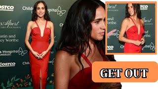 Meghan Markle Escorted Out of LA Childrens Hospital Gala for Crashing the Event [upl. by Ayna806]