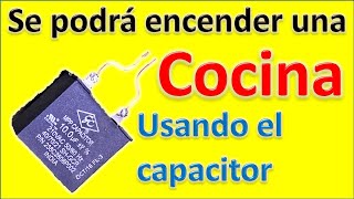 esto sucede si se intenta encender una cocina de gas usando capacitor de 10uf 250VAC [upl. by Nedda]