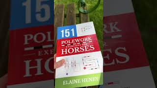 Polework exercises for horse riders 🐴📚🏆❤️ horsebook ad horses horse elaineheney equestrian [upl. by Novihs]