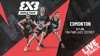 RELIVE  FIBA 3x3 World Tour Edmonton 2024  Finals [upl. by Alrahs]