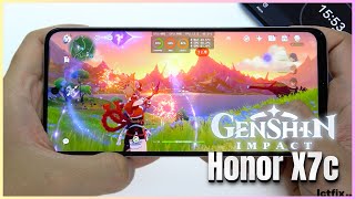 Honor X7c Genshin Impact Gaming test  Snapdragon 685 120Hz Display [upl. by Joela]