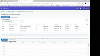 Banner 9 Registration Review Schedule of Classes [upl. by Suivatram]