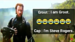 Captain America Meets Groot in Wakanda Battle Scene  I am Groot  I am Steve Rogers Captain America [upl. by Nelg]