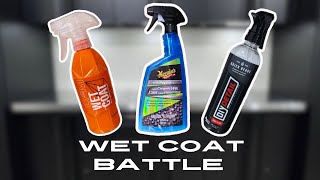 Gyeon Wet Coat vs DIY Detail Quick Beads vs Meguiars Hybrid Ceramic  Which is Best [upl. by Rexferd597]