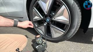 HowTo BMW Tire Inflator Kit [upl. by Ellennahc251]