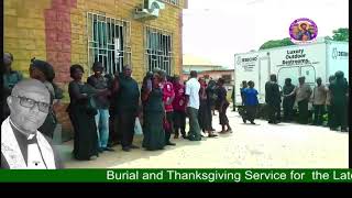 BURIAL AND THANKSGIVING SERVICE FOR THE LATE REVD FATHER RICHARD NII ANSAH BARNOR [upl. by Epuladaugairam]