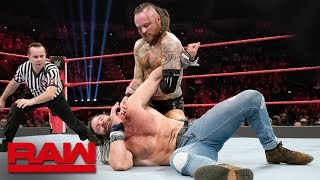 Aleister Black debuts on Raw against Elias Raw Feb 18 2019 [upl. by Euginomod]