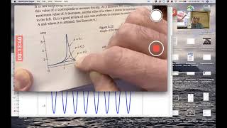 Diff Eq amp Lin Alg Class Amplitude amp Phase of Forced Response Mathematica First Nonlinear System [upl. by Inneg52]