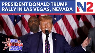 LIVE President Donald Trump Commit to Caucus Rally in Las Vegas  NEWSMAX2 [upl. by Lledualc]