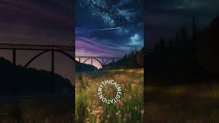 NIGHT SKY 🌌 One Minute Meditation for Calm ambientmusic mindfulmoments mindfulnessmeditation [upl. by Ruelu167]