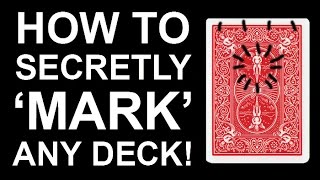 HOW TO MARK ANY DECK AND DO AN INSANE CARD TRICK [upl. by Leclair]