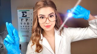 ASMR Eye Exam FAST and AGGRESSIVE 👓 UNPREDICTABLE Light Triggers ASMR for SLEEP CHAOTIC ⚡️ [upl. by Ahtelat]