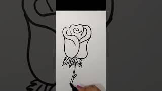 how to drawing independence day rose banaye step by step tutorial [upl. by Yraillih]