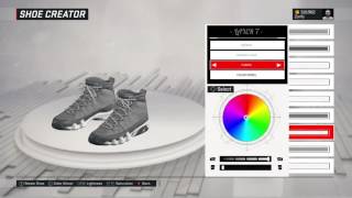 NBA 2K17 Shoe Creator  Air Jordan 9 quotCool Greyquot [upl. by Elegna919]