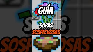 Guía de sopas sospechosas Minecraft [upl. by Anelram]