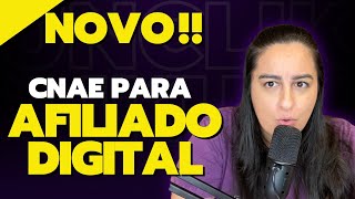 NOVO CNAE PARA AFILIADO DIGITAL DIVULGADO PELA RECEITA FEDERAL  Unclik [upl. by Atnek432]