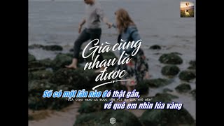 Già Cùng Nhau Là Được  Karaoke  VoVanDuc PC ft Tung TeA [upl. by Lejeune]