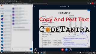 CodeTantra Trick easy to copy and paste in online Class  LPU [upl. by Hilbert741]