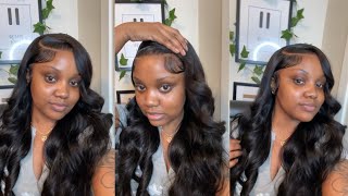 HD Lace Frontal Wig Install  Laid AF 😱  Ali Express  Ossilee Hair [upl. by Allesig829]