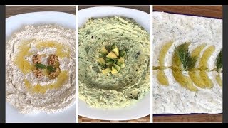 3 DAKİKADA 3 MEZE  3 SAUCES İN 3 MİNUTES  SÜRPRİZ MEZELER [upl. by Assiroc102]