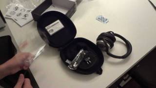 Unboxing Bose QuietComfort 15 Acoustic Noise Cancelling Headphones [upl. by Inhsor]