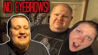 WE SHAVED BRIDGETTES EYEBROWS PRANK BACKFIRE REACTION [upl. by Einre987]