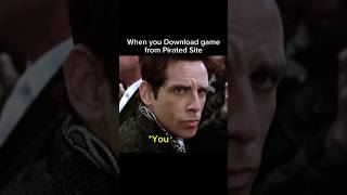 When you install pirated games in your pc piratedgames pirate games hope funnymeme funnygameMM [upl. by Larina]