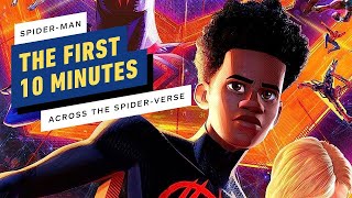 SpiderMan Across The SpiderVerse The First 10 Minutes 2023 Shameik Moore Hailee Steinfeld [upl. by Eseeryt]